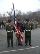 Mike Beard with Irish Guard